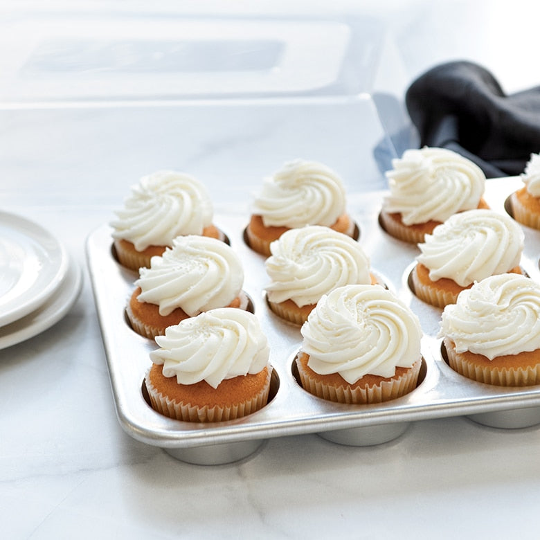 Nordicware 12 Cavity Muffin Pan with High-Domed Lid