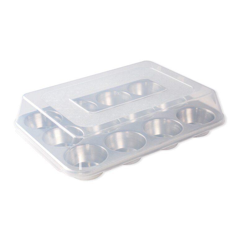 Nordicware 12 Cavity Muffin Pan with High-Domed Lid