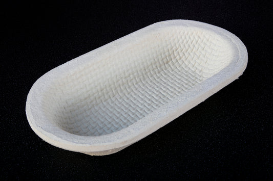 750g-1kg Oval Banneton - Waffle Pattern